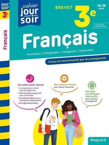 Livrenpoche : Français 3e Brevet - Cahier Jour Soir : Conçu et recommandé par les enseignants - Florence Randanne - Livre