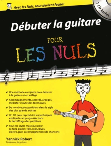 Livrenpoche : Débuter la guitare pour les Nuls - Yannick Robert - Livre