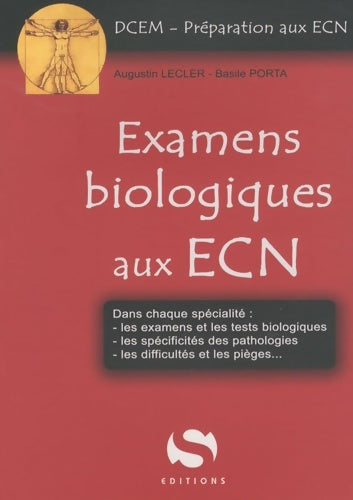 Livrenpoche : Examens biologiques aux ECN - Augustin Lecler - Livre