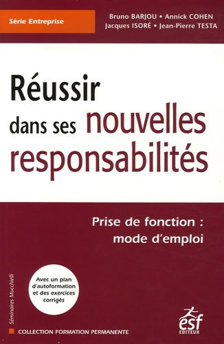 Livrenpoche : Réussir dans ses nouvelles responsabilités - Collectif Barjou - Livre
