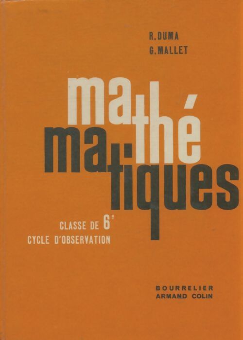 Livrenpoche : Mathématiques 6e - Gilbert Mallet - Livre