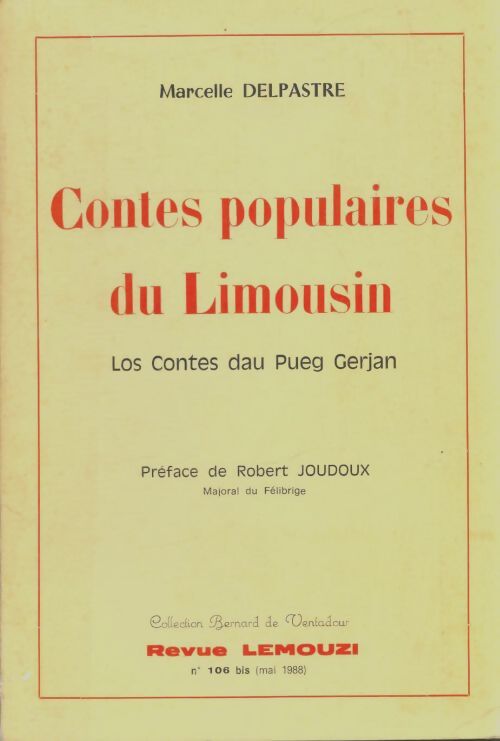 Livrenpoche : Contes populaires du Limousin - Marcelle Delpastre - Livre