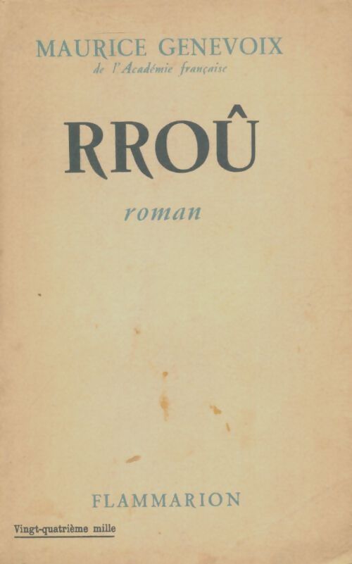 Rroû - Maurice Genevoix - Livre
