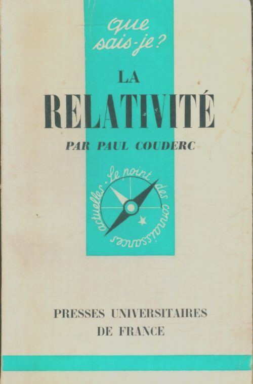 La relativité - Paul Couderc - Livre
