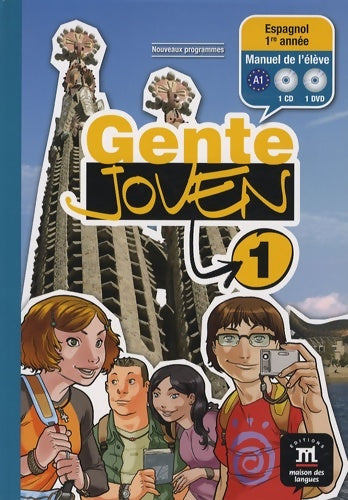 Livrenpoche : GENTE JOVEN 1 - LIVRE DE L'élève - CD+DVD - Collectif - Livre