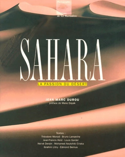 Livrenpoche : Sahara - Jean-Marc Durou - Livre