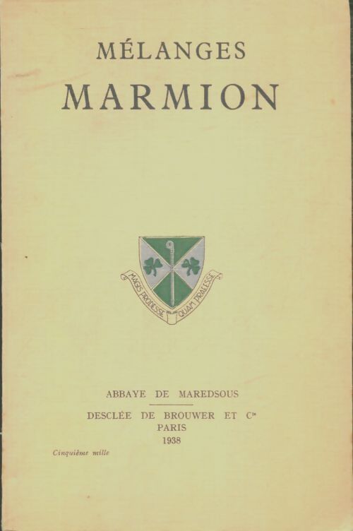 Livrenpoche : Melanges marmion - Collectif - Livre