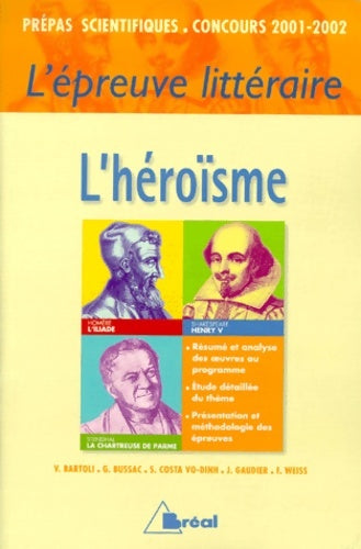 Livrenpoche : L'épreuve littéraire l'héroïsme - Collectif - Livre
