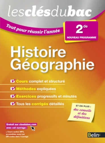 Livrenpoche : Histoire Géographie 2e - Nathalie Martine - Livre