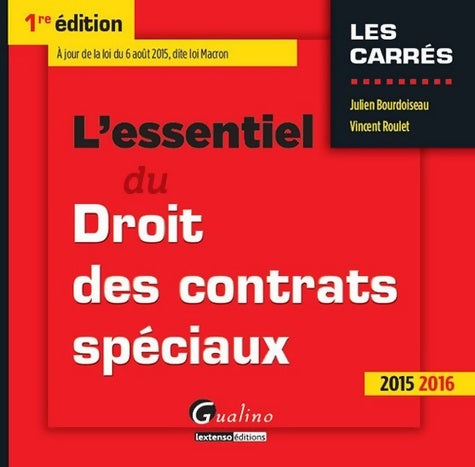 Livrenpoche : L'Essentiel du Droit des contrats spéciaux - Julien Bourdoiseau - Livre