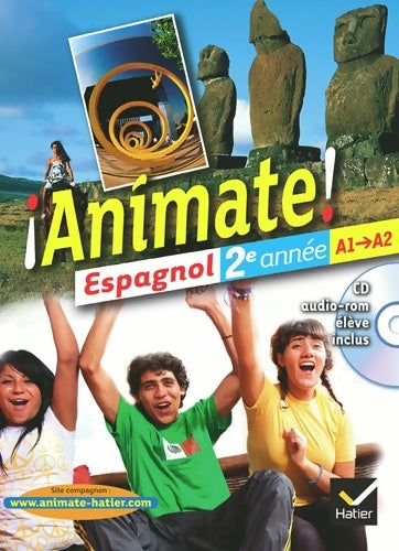 Livrenpoche : Animate Espagnol 2e année éd. 2012 - Manuel de l'élève + CD audio-rom - Laurent Bouzon - Livre
