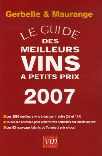 Livrenpoche : Le Guide des meilleurs vins à petits prix - Antoine Gerbelle - Livre
