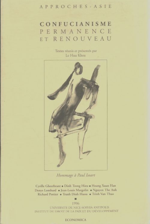 Livrenpoche : Approches-Asie n° 13 : Confucianisme permanence et renouveau - Collectif - Livre