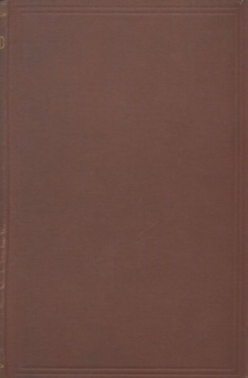 Livrenpoche : The manufacture of sulphuric acid and alkali Tome I - George Lunge - Livre
