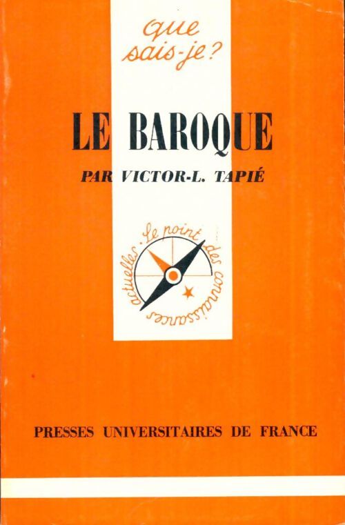 Le baroque - Victor-Lucien Tapié - Livre