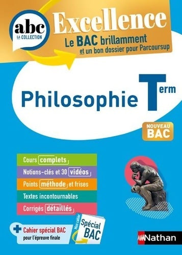 Livrenpoche : Philosophie Terminale - ABC Excellence - Bac 2025 - Enseignement commun Terminale - Cours complets Notions-clés et vidéos Points méthode Exercices et corrigés détaillés - Denis Vanhoutte - Livre