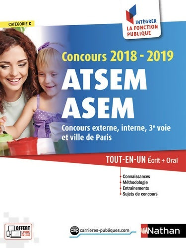 Livrenpoche : Concours ATSEM-ASEM - Catégorie C - Intégrer la fonction publique - 2018/2019 - Louisa Rebih - Livre