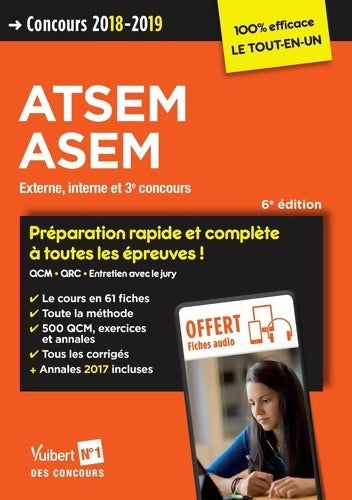 Livrenpoche : Concours ATSEM et ASEM - Catégorie C - Préparation complète et rapide à toutes les épreuves : Agent  spécialisé des écoles maternelles - Concours 2018-2019 - Elodie Laplace - Livre