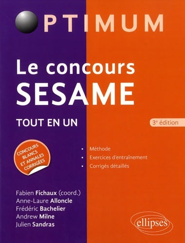 Livrenpoche : Le concours SESAME - Anne-Laure Alloncle - Livre