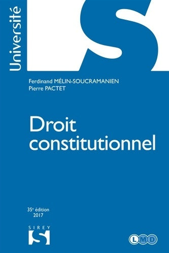Livrenpoche : Droit constitutionnel - Ferdinand Melin-Soucramanien - Livre