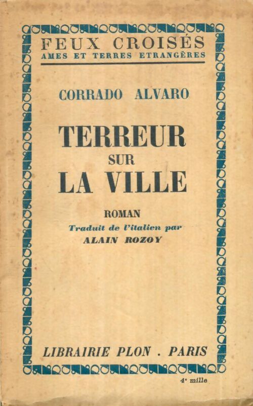 Livrenpoche : Terreur sur la ville - Corrado Alvaro - Livre