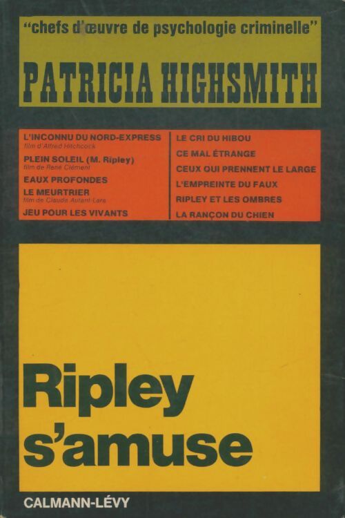 Livrenpoche : Ripley s'amuse - Patricia Highsmith - Livre