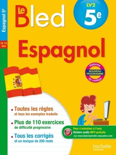 Livrenpoche : Cahier Bled - Espagnol 5e - Ana Bessais Caballero - Livre