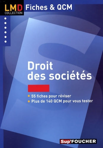 Livrenpoche : Droit des sociétés - Valerie Gomez-Bassac - Livre