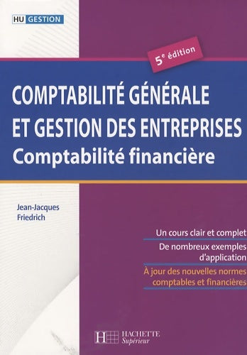 Livrenpoche : Comptabilité générale et Gestion des entreprises - Jean-Jacques Friedrich - Livre