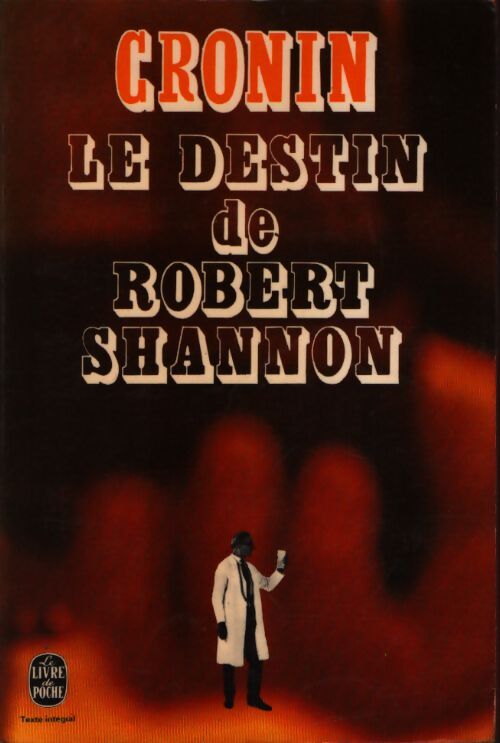 Le destin de Robert Shannon - Archibald Joseph Cronin - Livre