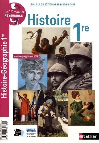 Livrenpoche : Histoire-Géographie 1re - collection Cote/Janin - manuel élève - Patrick Marques - Livre