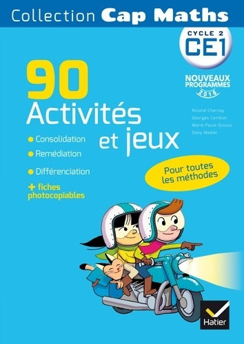 Livrenpoche : CAP Maths CE1 éd. 2016 - 90 Activités et jeux Consolidation remédiation et différenciation - Roland Charnay - Livre