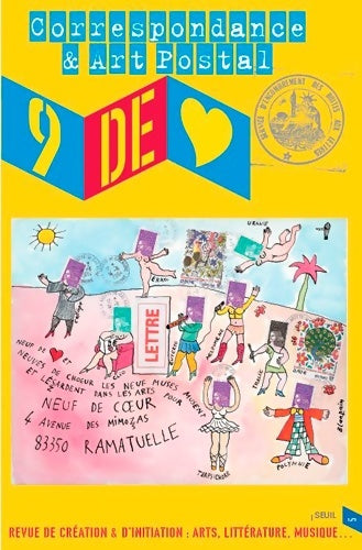 Livrenpoche : Neuf de coeur n°5 L'Art postal - Collectif - Livre