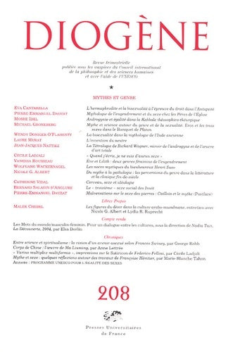 Livrenpoche : Diogène 2004 N°208 - Collectif - Livre