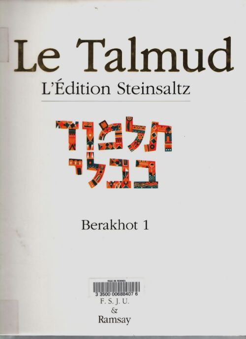 Livrenpoche : Berakhot 1 - Collectif - Livre