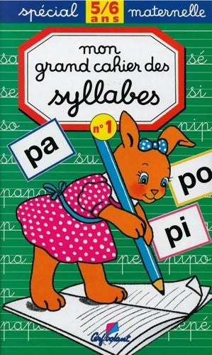 Livrenpoche : Mon grand cahier des syllabes 5-6 ans - Daniel Boudineau - Livre