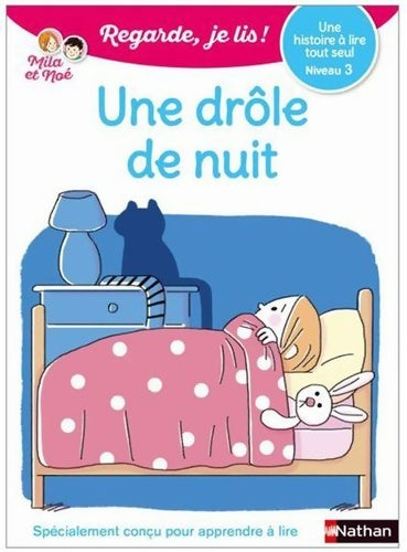 Livrenpoche : Regarde je lis avec Noé et Mila - lecture CP - Niveau 1 - Une drôle de nuit - Eric Battut - Livre