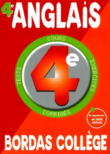 Livrenpoche : B. COLL. ANGLAIS 4E NP - Bordas Collège - Livre