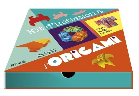 Livrenpoche : Kit d'initiation à l'origami : 1 livre et 80 feuilles - Junko Hirota - Livre