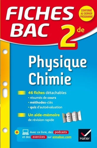 Livrenpoche : Physique chimie Seconde - Patrice Brossard - Livre