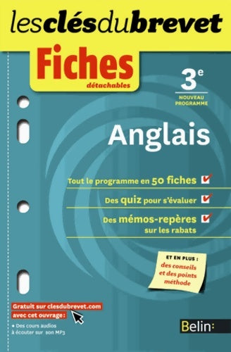 Livrenpoche : Fiches Anglais - 3ème : Les clés du brevet - Graham Bushnell - Livre