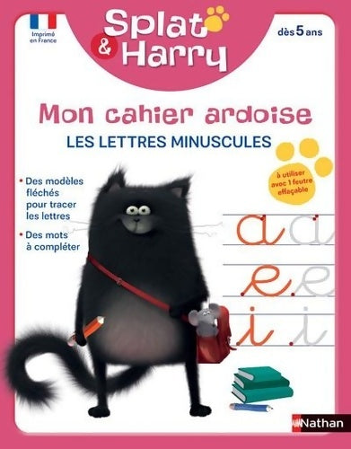 Livrenpoche : Splat Mon cahier ardoise - Lettres Minuscules dès 5 ans - Rob Scotton - Livre