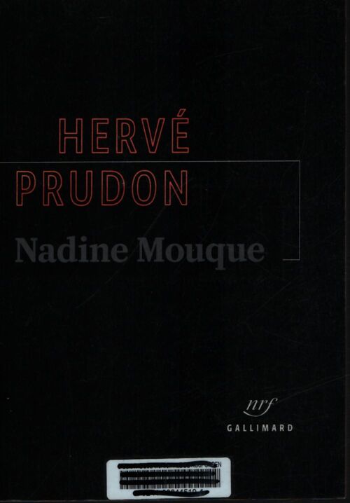 Nadine Mouque - Hervé Prudon - Livre