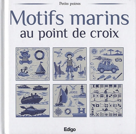 Livrenpoche : Motifs marins au point de croix - Brigitte Roquemont - Livre