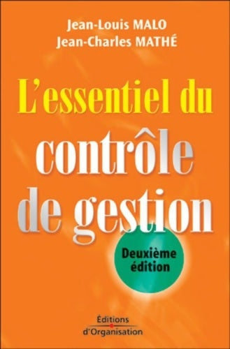 Livrenpoche : L'essentiel du contrôle de gestion - Jean-Louis Malo - Livre