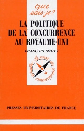 Livrenpoche : La Politique De La Concurrence Au Royaume-Uni. 1ere Edition - François Souty - Livre