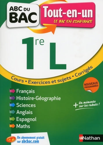 Livrenpoche : ABC du BAC Tout-en-un 1re L - Anne-Laure Adam Havé - Livre