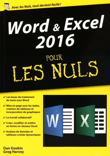 Livrenpoche : Word & Excel 2016 mégapoche pour les Nuls - Dan Gookin - Livre