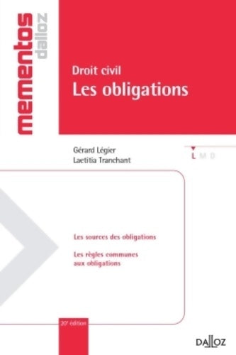 Livrenpoche : Les obligations : Droit civil - Gérard Légier - Livre