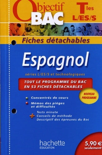 Livrenpoche : Espagnol Terminales L ES S - Jean-Rémy Cuenot - Livre